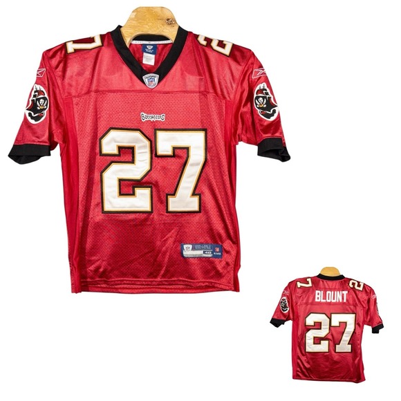 LeGarrette Blount‎ Reebok Stitched Jersey #27 Tampa Bay Buccaneers NFL Size 48 - Picture 1 of 8